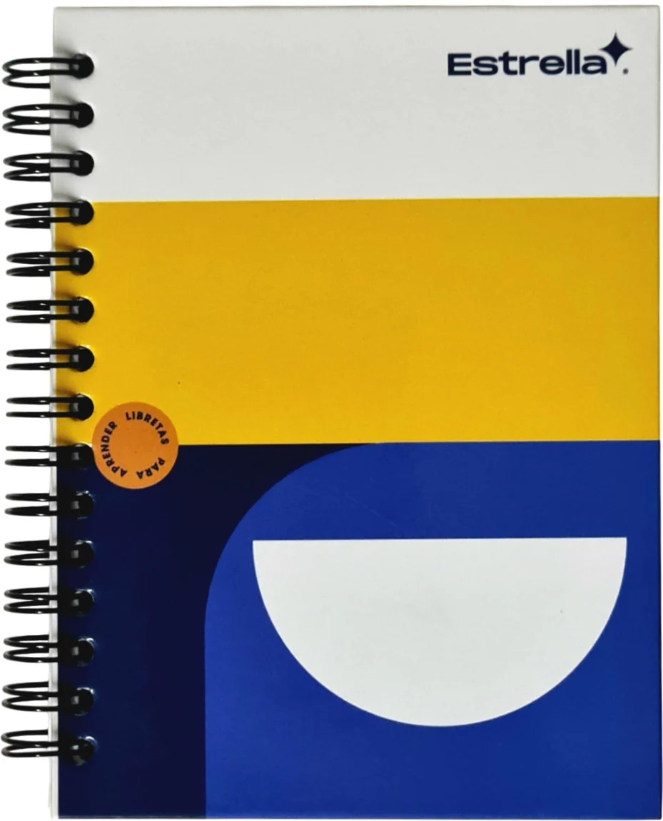Cuaderno Mini Book Espiral 10½×14cm P.Dura Raya 80 hojas Estrella® 560 [Pieza] - Image 4