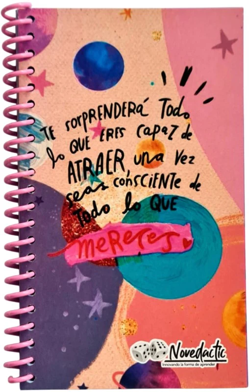 Cuaderno Mini Book Espiral 10×17cm Apuntes Raya 60 Hojas Novedactic® LB012X [Pieza] - Image 5