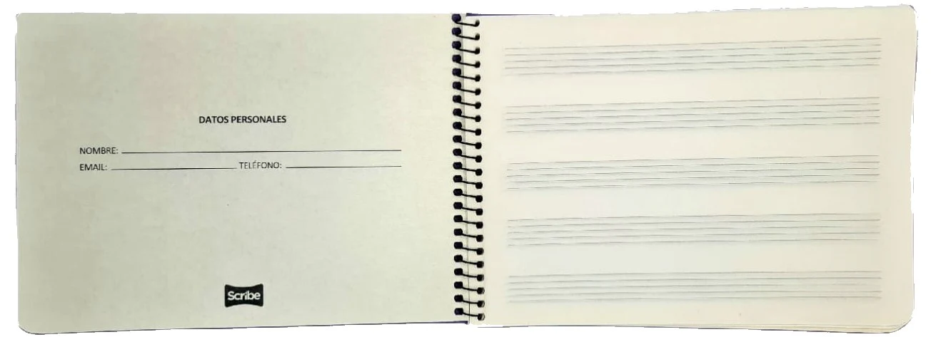 Cuaderno Pautado Espiral f/Italiana 50 hojas Scribe® 1108 [Pieza] - Image 2