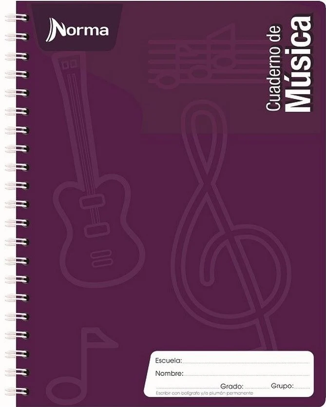 Cuaderno Pautado Espiral Música Profesional 80 hojas Norma® 580277 [Pieza]