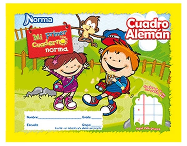 Cuaderno Preescolar Cosid Mi Primer 24.8×19 Alemán 72 hojas Cuadro14mm Norma® 834051 [Pieza]