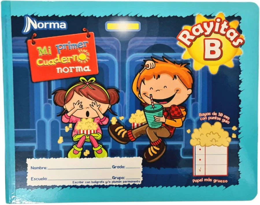 Cuaderno Preescolar Cosid Mi Primer 24.8×19 RayitaB 72 hojas Raya Norma® 526550 [Pieza] - Image 3