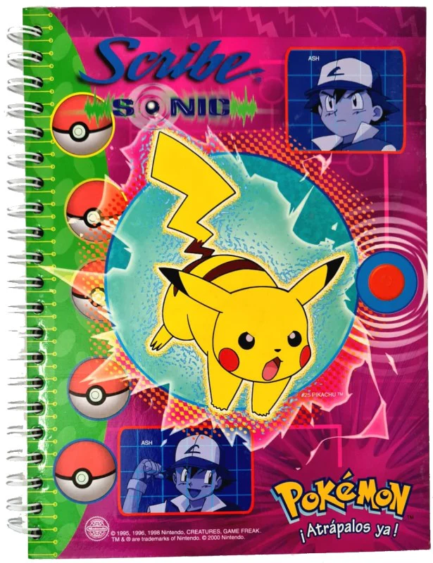 Cuaderno Profesional Espi 100 hojas Sonic Pokemon Pasta Dura Scribe® [Pieza] - Image 15