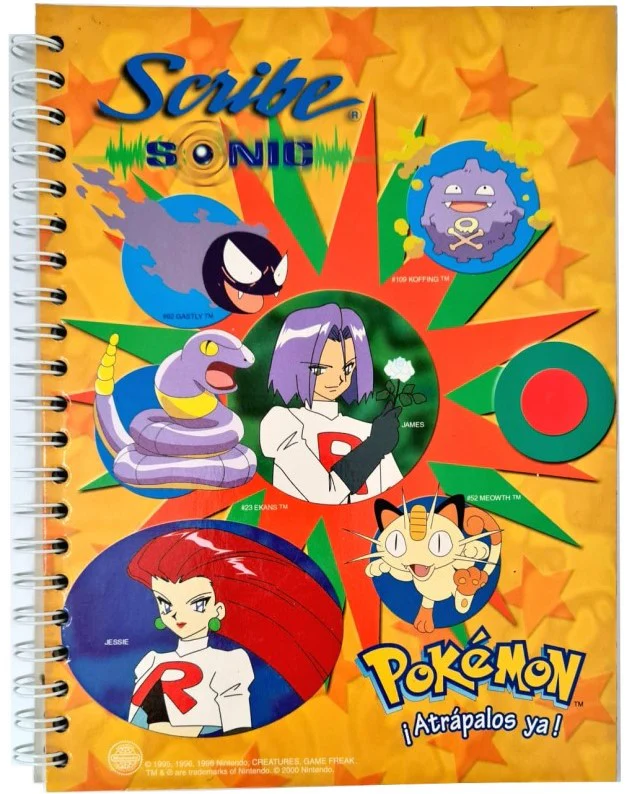 Cuaderno Profesional Espi 100 hojas Sonic Pokemon Pasta Dura Scribe® [Pieza] - Image 4