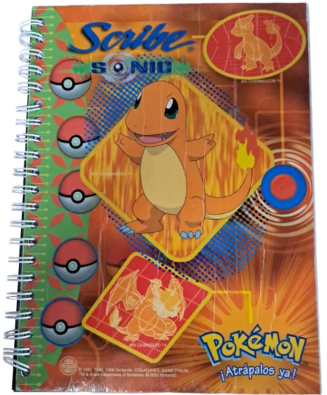 Cuaderno Profesional Espi 100 hojas Sonic Pokemon Pasta Dura Scribe® [Pieza] - Image 7