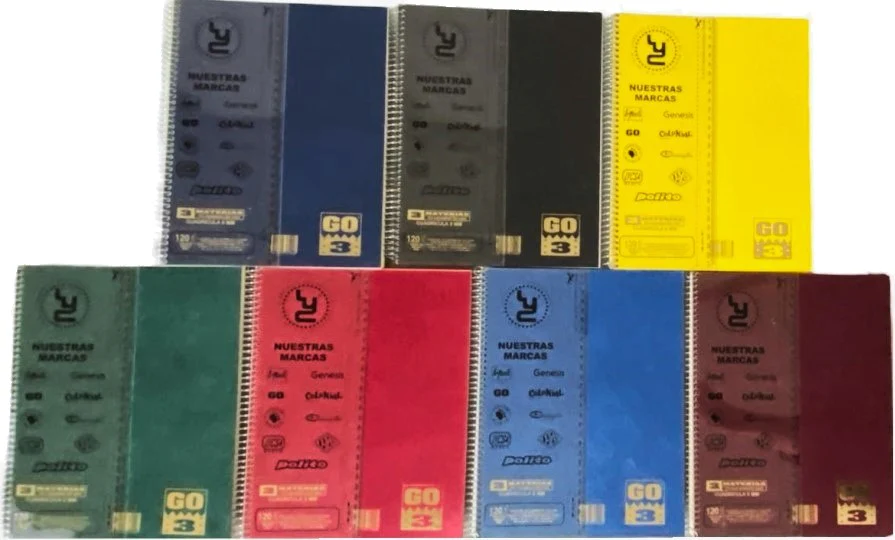 Cuaderno Profesional Espi 120 hojas Go-3 Materias Espiral LyC® [Pieza] - Image 3