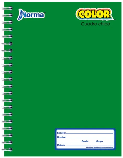 Cuaderno Profesional Espi DO Color 360° 100 hojas Cuadro 7mm Norma® 520007 [Pieza]