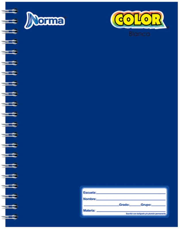 Cuaderno Profesional Espi DO Color 360° 100 hojas Cuadro 7mm Norma® 520007 [Pieza] - Image 2