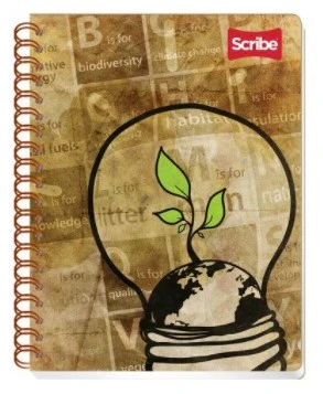 Cuaderno Profesional Espi Espiral Doble Ecológico 100 hojas Cuadro 7mm Scribe® 3803 [Pieza]