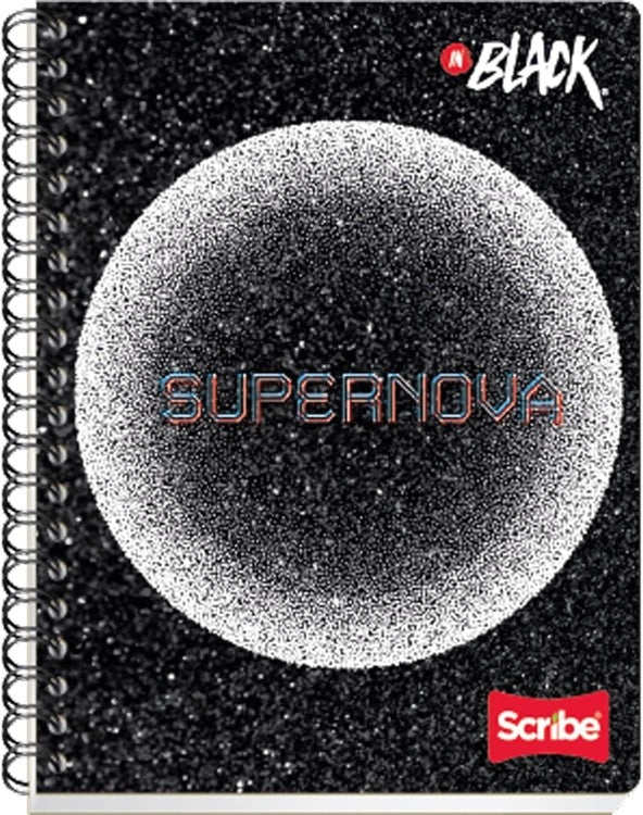 Cuaderno Profesional Espi Espiral Doble Inblack 200 hojas Raya Scribe® 9250 [Pieza]
