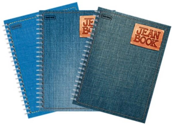 Cuaderno Profesional Espi Espiral Jean Book 100 hojas Cuadro 7mm Norma® 524113 [Pieza]
