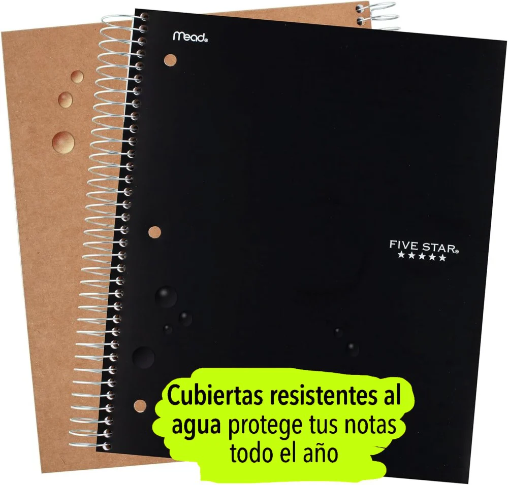 Cuaderno Profesional Espi FIVE STAR®Negro5 Materias 200 hojas Raya Mead® 820004-22 [Pieza] - Image 2