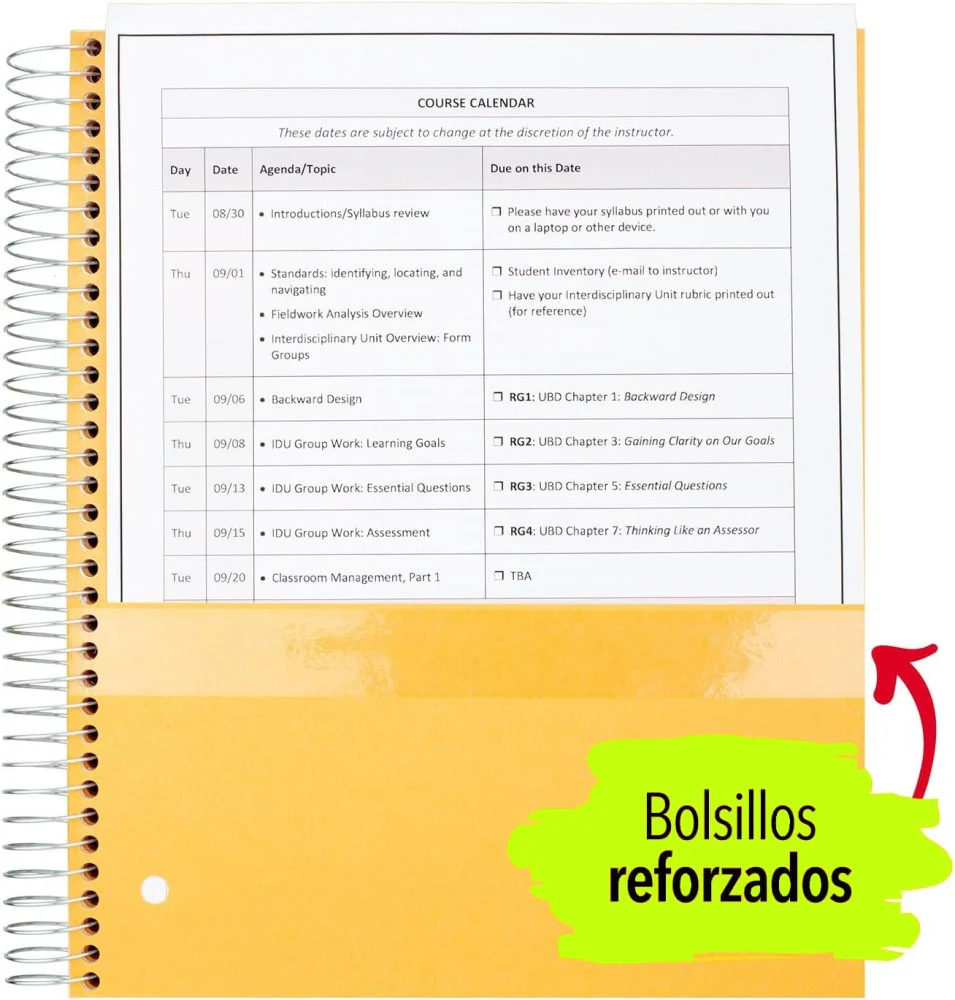 Cuaderno Profesional Espi FIVE STAR®Negro5 Materias 200 hojas Raya Mead® 820004-22 [Pieza] - Image 5