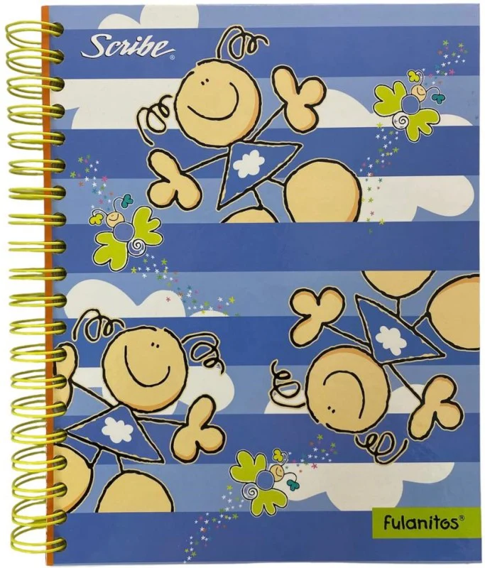 Cuaderno Profesional Espi Fulanitos Pasta Dura 150 hojas Raya Scribe® 5360 [Pieza]