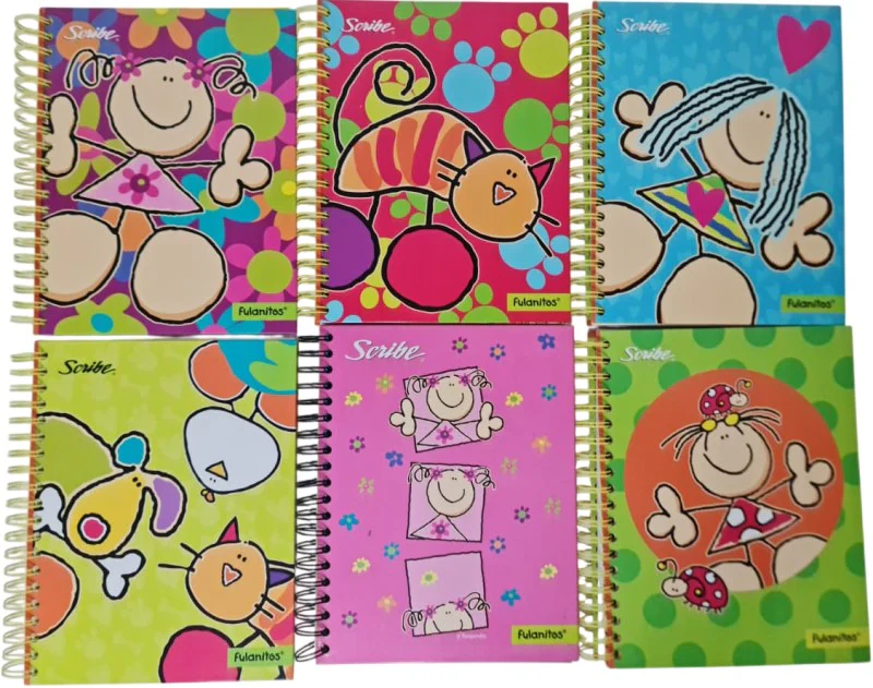 Cuaderno Profesional Espi Fulanitos Pasta Dura 150 hojas Raya Scribe® 5360 [Pieza] - Image 3