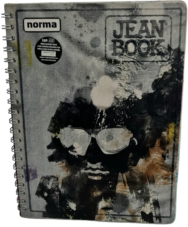 Cuaderno Profesional Espi Jean Book Revolucion 100 hojas Cuadro 5mm Norma® 533357 [Pieza]