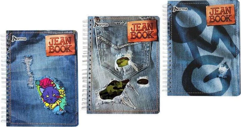 Cuaderno Profesional Espi Jean Book Revolucion 200 hojas Cuadro 7mm Norma® 533364 [Pieza]