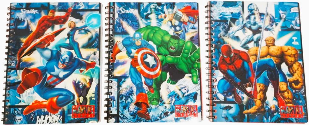 Cuaderno Profesional Espi Marvel Heroes Espiral 100 hojas Raya Scribe® 5200 [Pieza] - Image 3