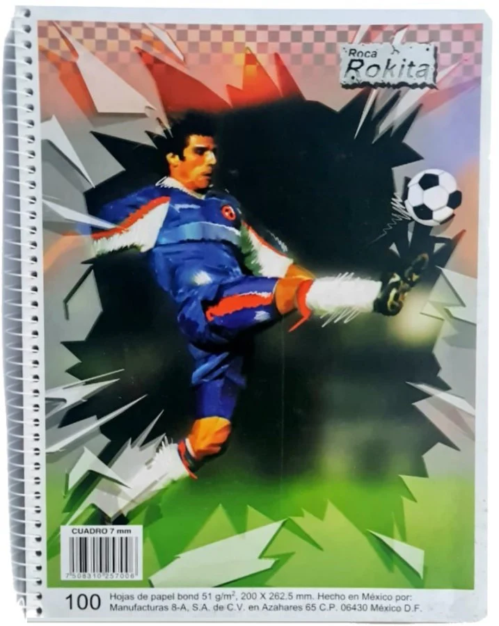 Cuaderno Profesional Espi Rokita Espiral 100 hojas Cuadro 7mm 8-A® [Pieza] - Image 3