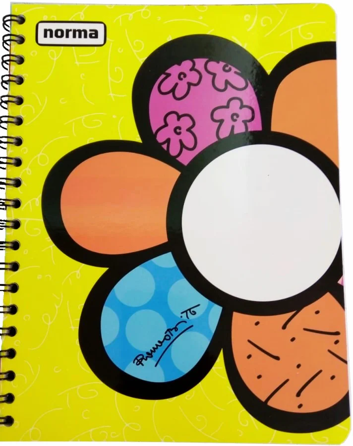 Cuaderno Profesional Espi Romero Britto 100 hojas Cuadro 7mm Norma® 581024 [Pieza] - Image 4