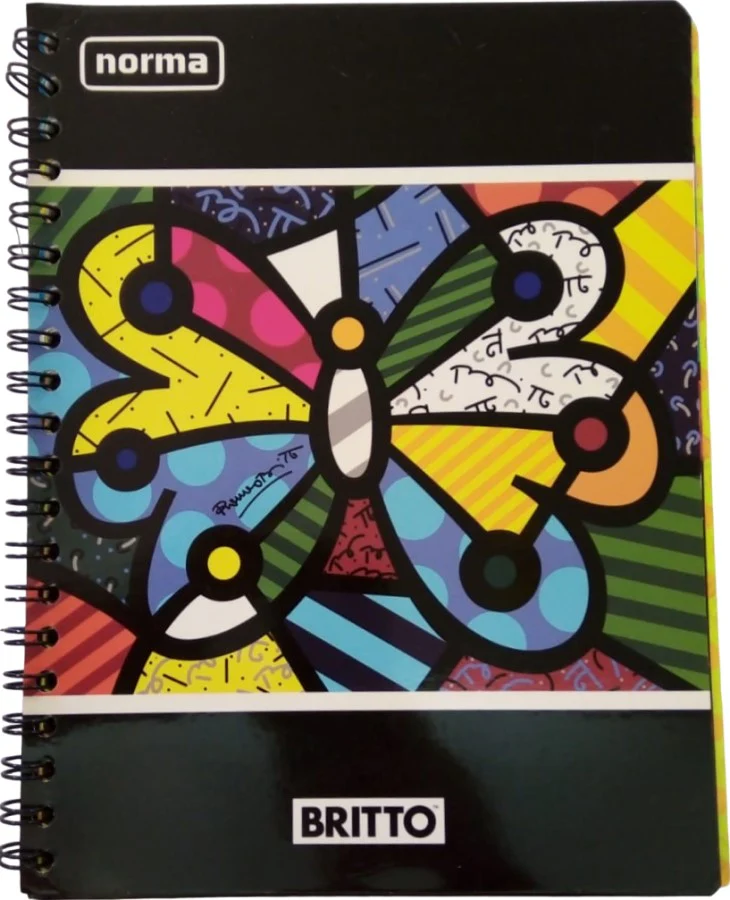 Cuaderno Profesional Espi Romero Britto 100 hojas Cuadro 7mm Norma® 581024 [Pieza] - Image 5