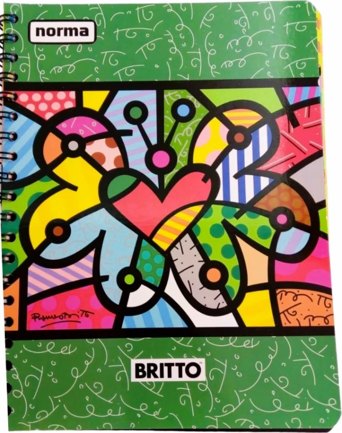 Cuaderno Profesional Espi Romero Britto 100 hojas Cuadro 7mm Norma® 581024 [Pieza] - Image 6