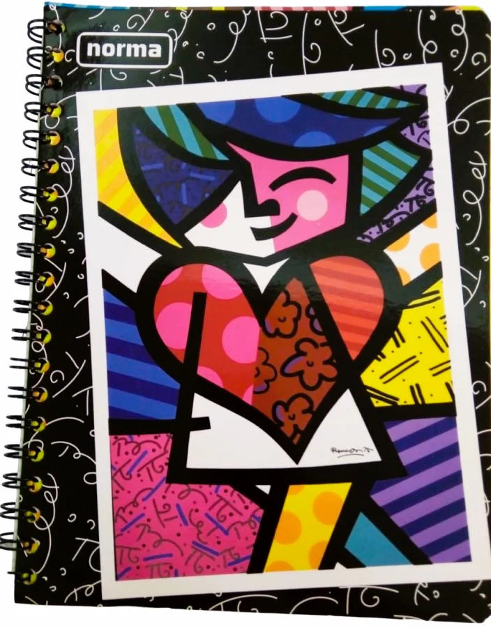 Cuaderno Profesional Espi Romero Britto 100 hojas Cuadro 7mm Norma® 581024 [Pieza] - Image 7