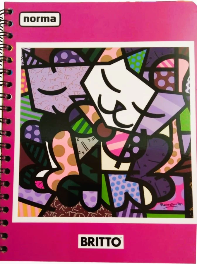 Cuaderno Profesional Espi Romero Britto 100 hojas Cuadro 7mm Norma® 581024 [Pieza] - Image 8