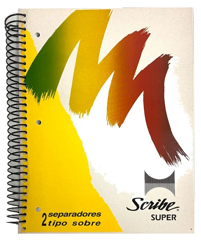 Cuaderno Profesional Espi Súper 2 Separ/sobre 180 hojas Cuadro 5mm Scribe® [Pieza]