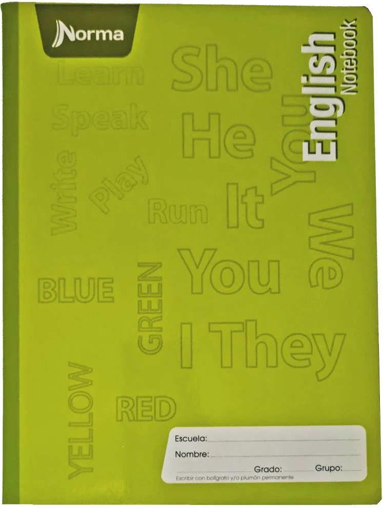 Cuaderno Profesional Espi Tematico Ingles 100 hojas Raya Norma® 580276 [Pieza]