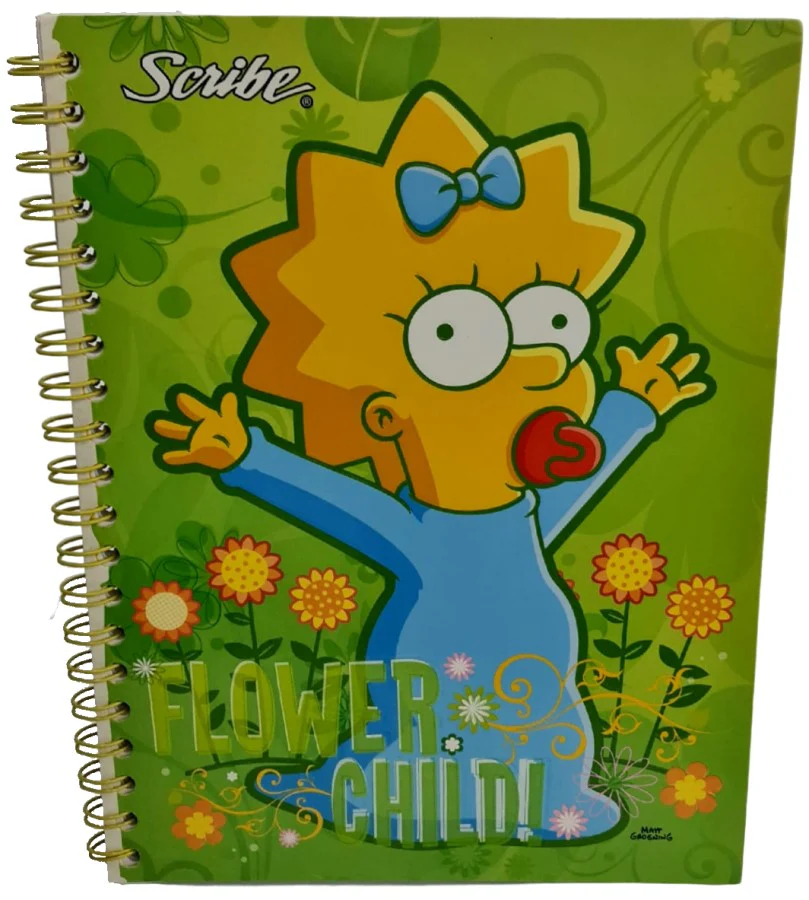 Cuaderno Profesional Espi The Simpsons Pasta Semi-R 100 hojas Cuadro 5mm Scribe® 5092 [Pieza]