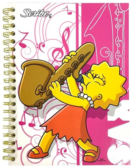 Cuaderno Profesional Espi The Simpsons Pasta Semi-R 100 hojas Raya Scribe® 5090 [Pieza]