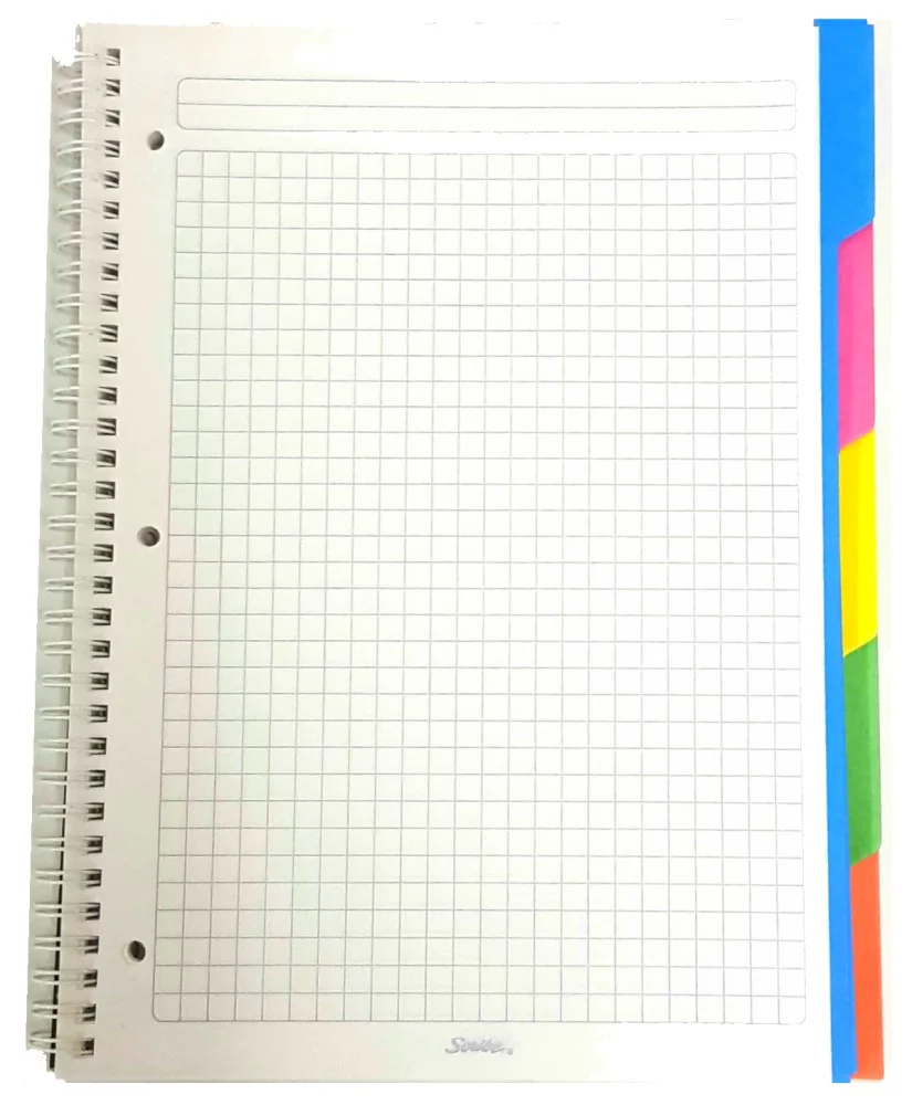 Cuaderno Profesional Espi Ultra Súper 5 Sec. 100 hojas Cuadro 7mm Scribe® [Pieza] - Image 2