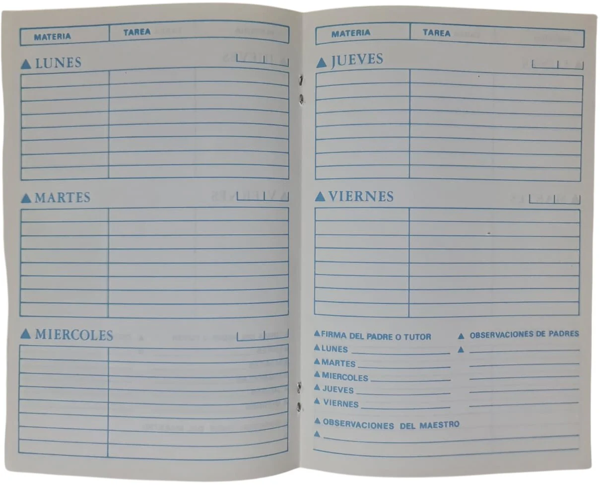 Cuaderno Registro Tareas 38 Paginas 14×21cm interlib® 0386 [Pieza] - Image 2