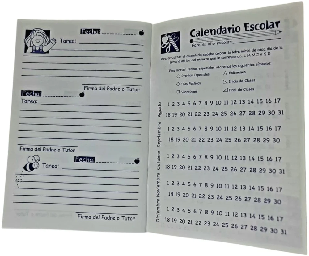 Cuaderno Registro Tareas 40 Paginas 14×20½cm Padi® 301 [Pieza] - Image 4