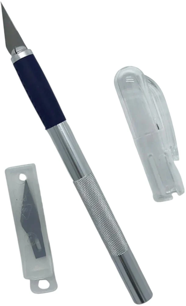Cuchilla Escalpelo Mango Aluminio c/Grip c/5 Navajas MANNY® SX -0 1ND [Pieza] - Image 3
