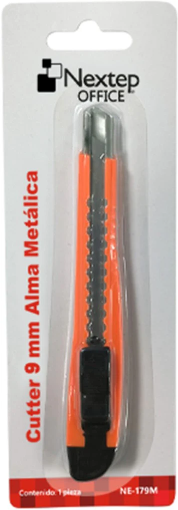 Cuchilla Retráctil Alma de Metal Chico 9mm Nextep® NE-179M [Pieza]