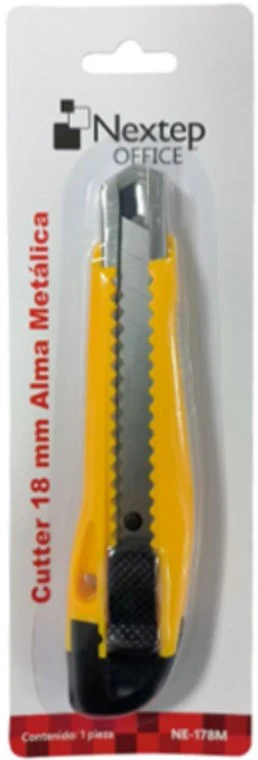 Cuchilla Retráctil Alma de Metal Grande18mm Nextep® NE-178M [Pieza] - Image 2