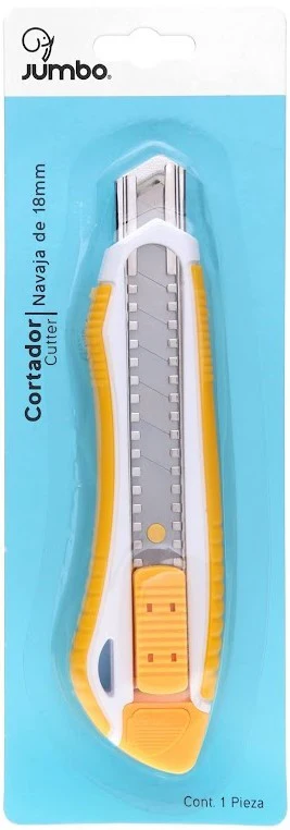 Cuchilla Retráctil Alma Metal-Plástico Grande18mm Jumbo® PCU1 [Pieza]