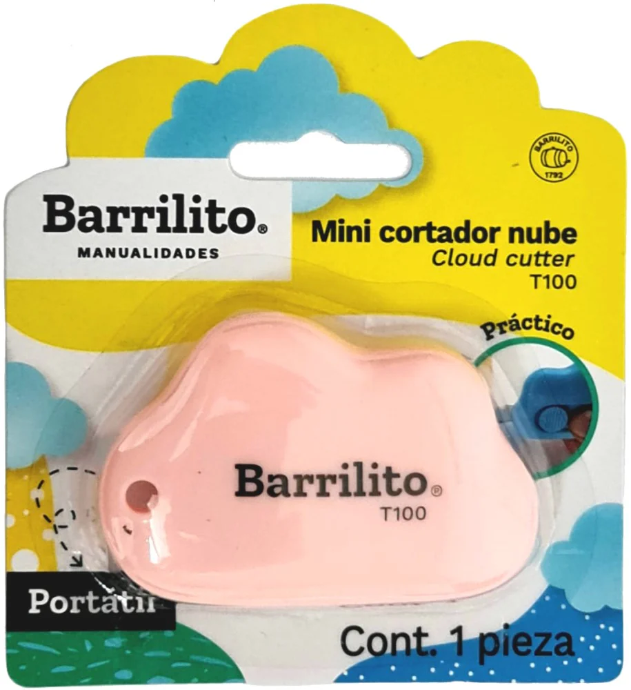 Cuchilla Retráctil Nube Colores Mini Barrilito® T100 [Pieza] - Image 4