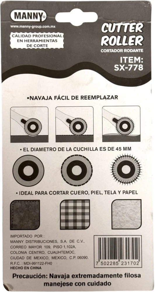 Cuchilla Rotatoria Ø 45mm Diametro MANNY® [Pieza] - Image 2