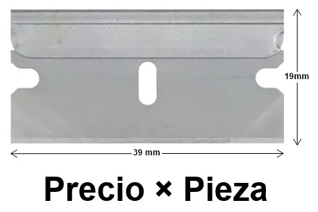 Cuchilla Un Filo 39×19mm Barrilito® 100NAV [Pieza]