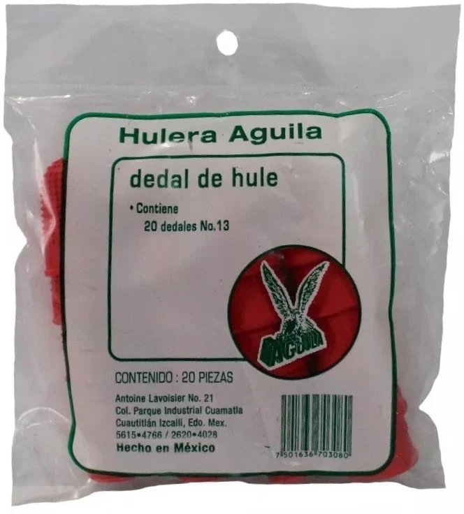 Dedal  Rojo de Hule Aguila® [Pieza] - Image 5