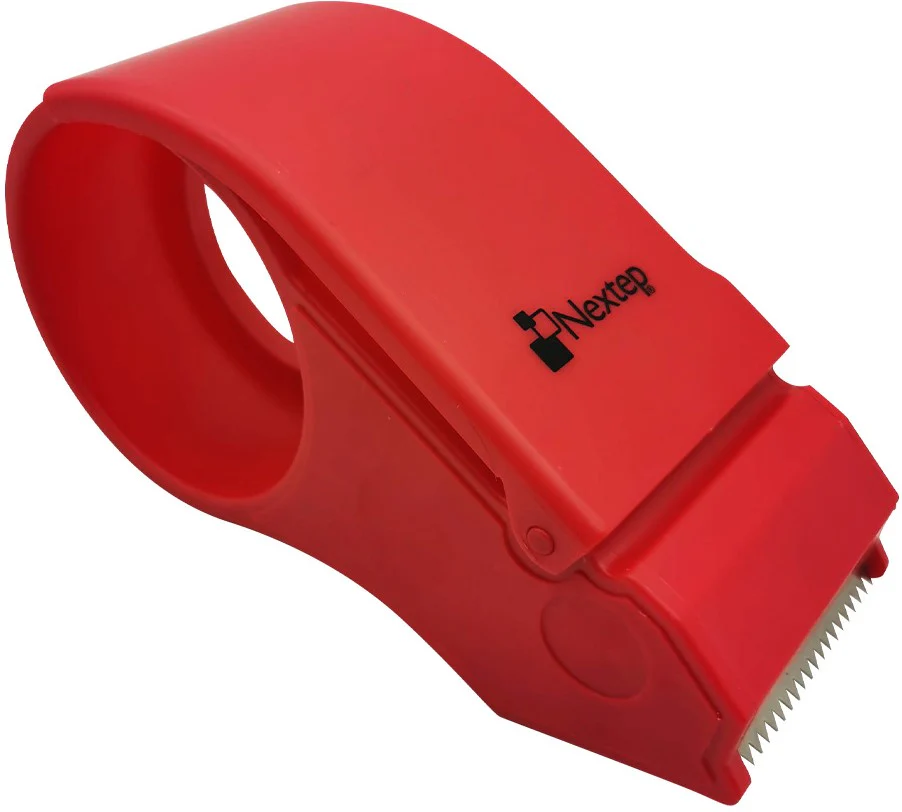 Despachador p/Cinta Plástico p/Cintas 100m 2" Rojo Nextep® NE-618E [Pieza]