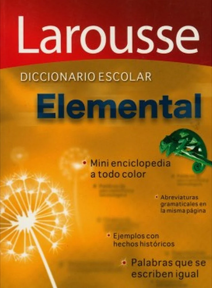 Diccionario Escolar Elemental Español 13.5×18cm Larousse® 1131 [Pieza]