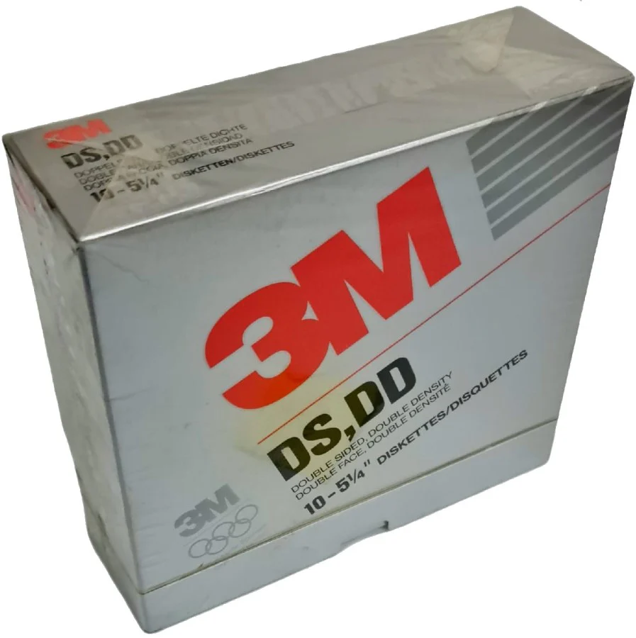 Diskettes DS-DD 5¼ c/10 DD 48 Tpi 3M® [Pieza]