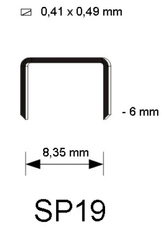 Engrapadora de Pinza Usa Grapa SP19 ¼ Bostitch® P3-CHROME [Pieza] - Image 4