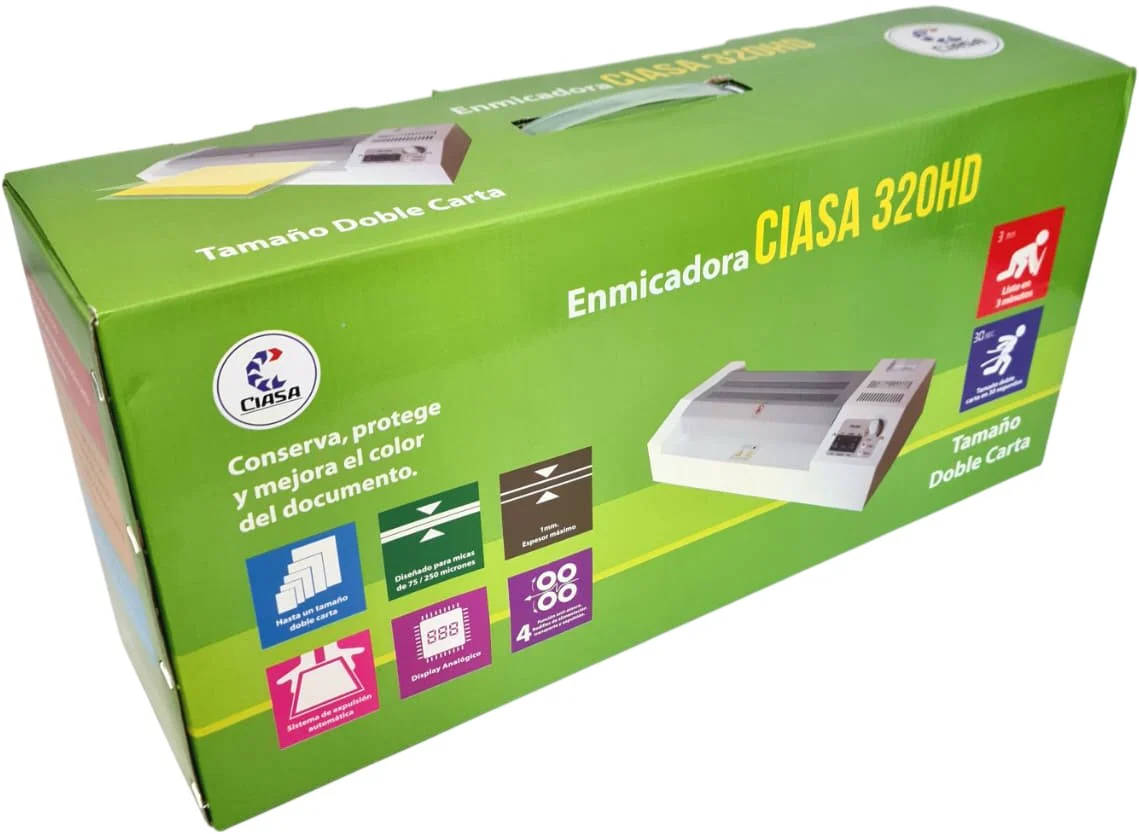 Enmicadora Térmica Trabajo Pesado 32cm Ancho Ciasa® CIASA320HD [Pieza] - Image 7