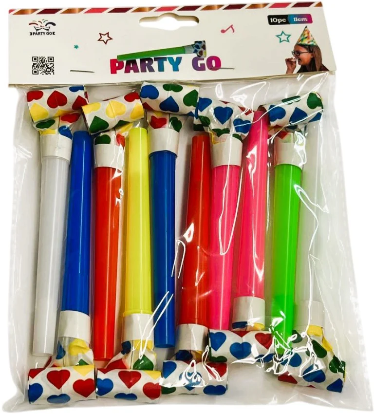 Espanta Suegra Silbatos c/10 PARTY GO™ GF0052 [Bolsa]