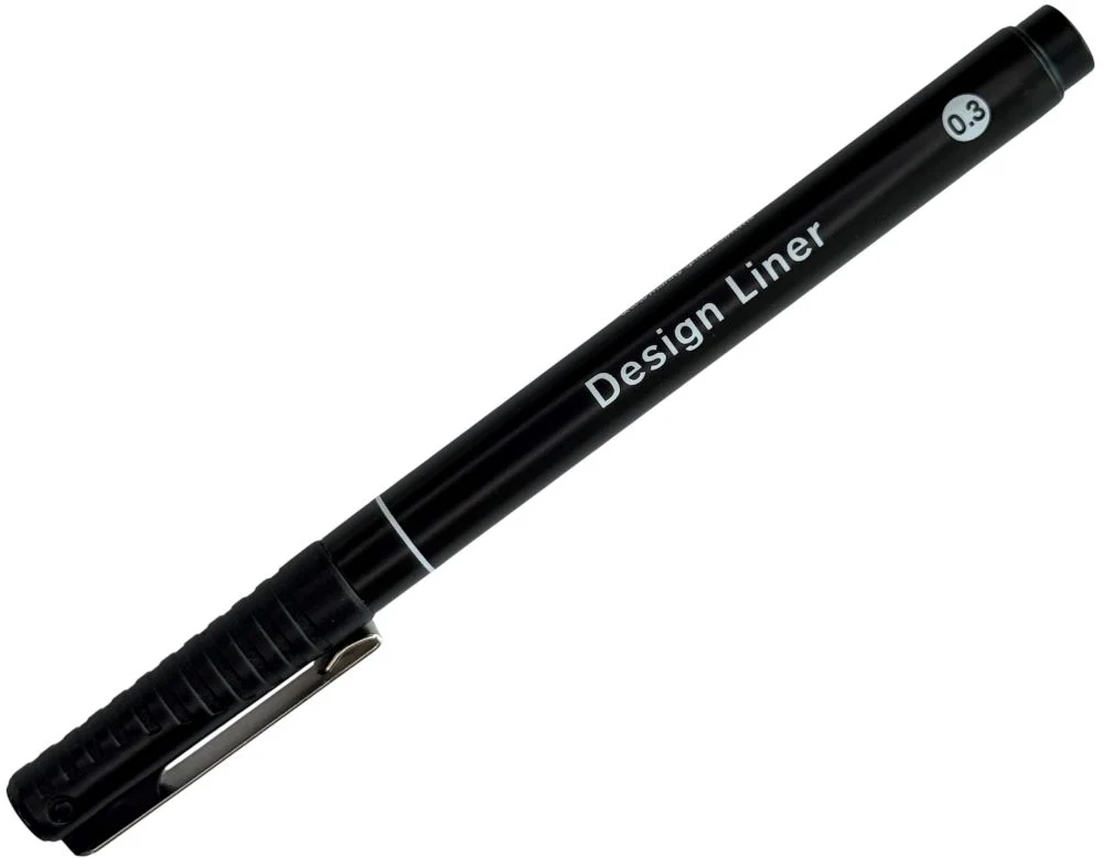 Estilógrafo Desechable  Negro Design Liner MANNY® [Pieza] - Image 12